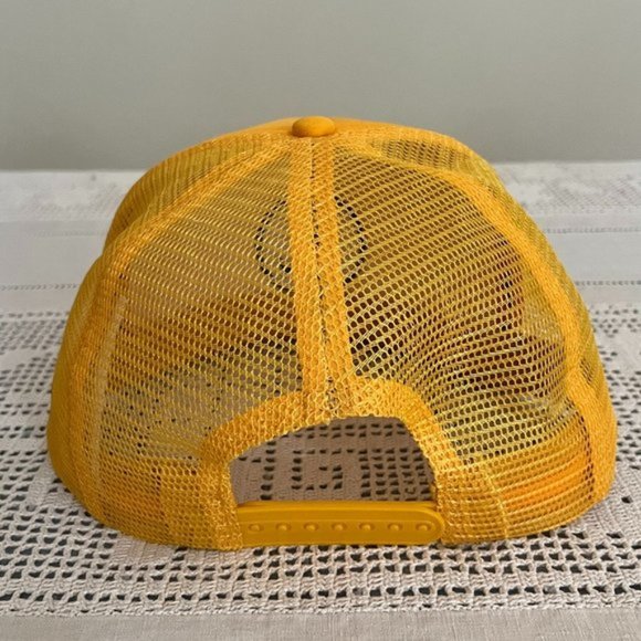 drew house Mascot Trucker Hat Golden Yellow rare - Picture 5 of 11